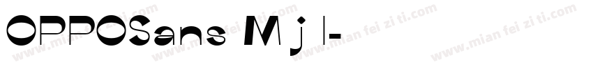OPPOSans M j l字体转换